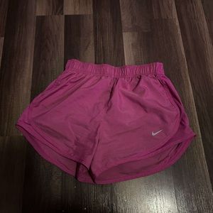 Pink nike shorts